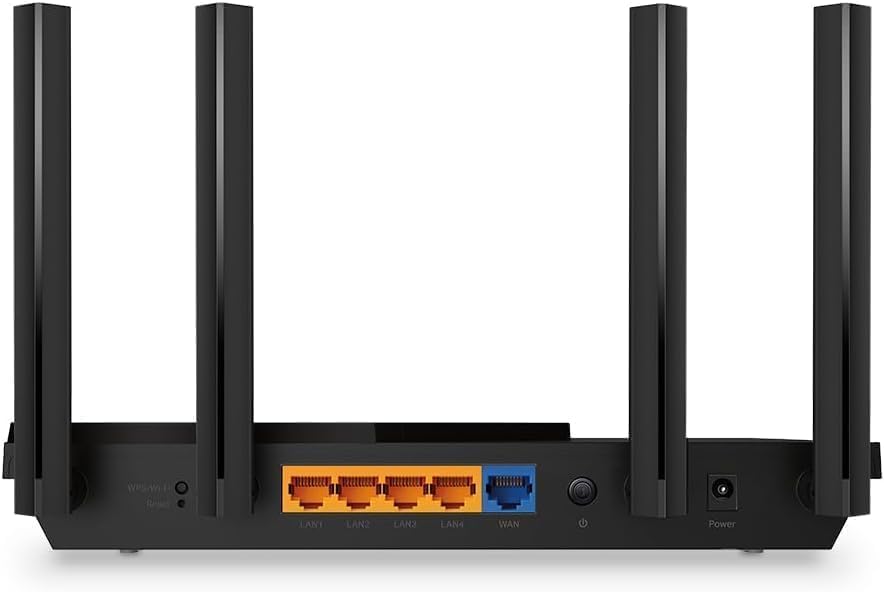 TP-Link AX1800 WiFi 6 Router V4 (Archer AX21) – Dual Band Wireless Internet, Gigabit, Easy Mesh, Works with Alexa - A Certified for Humans Device, Free Expert Support