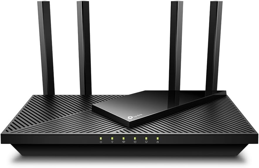 TP-Link AX1800 WiFi 6 Router V4 (Archer AX21) – Dual Band Wireless Internet, Gigabit, Easy Mesh, Works with Alexa - A Certified for Humans Device, Free Expert Support